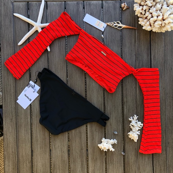 🌴🔆BILLABONG- HIGH TIDE COLD SHOULDER BIKIN🔆 - Picture 8 of 15